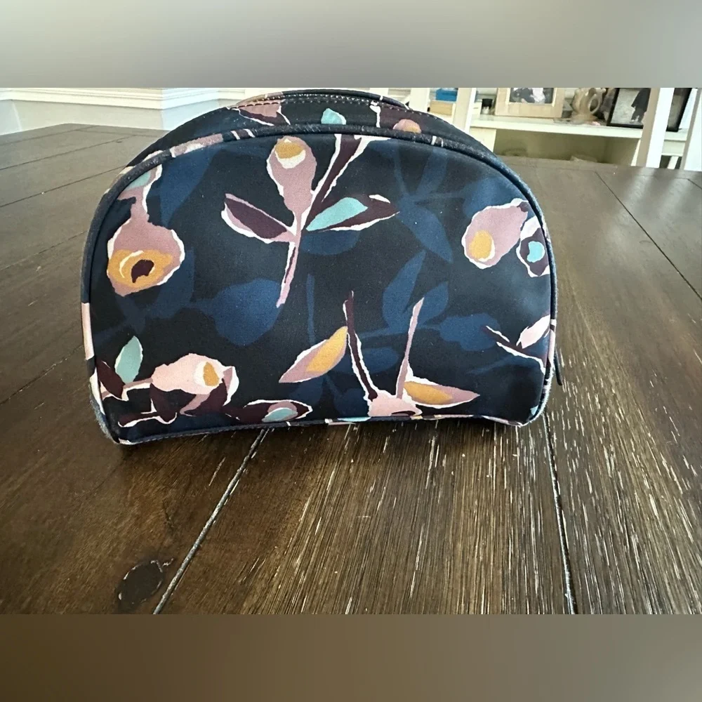 Kate Spade Dawn Paper Rose medium dome cosmetics bag